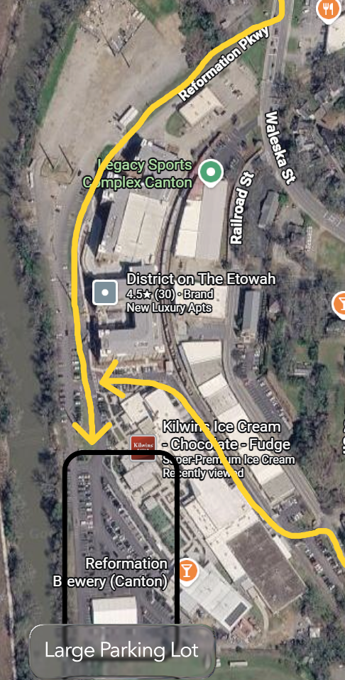 Driving Map to Parking Lot