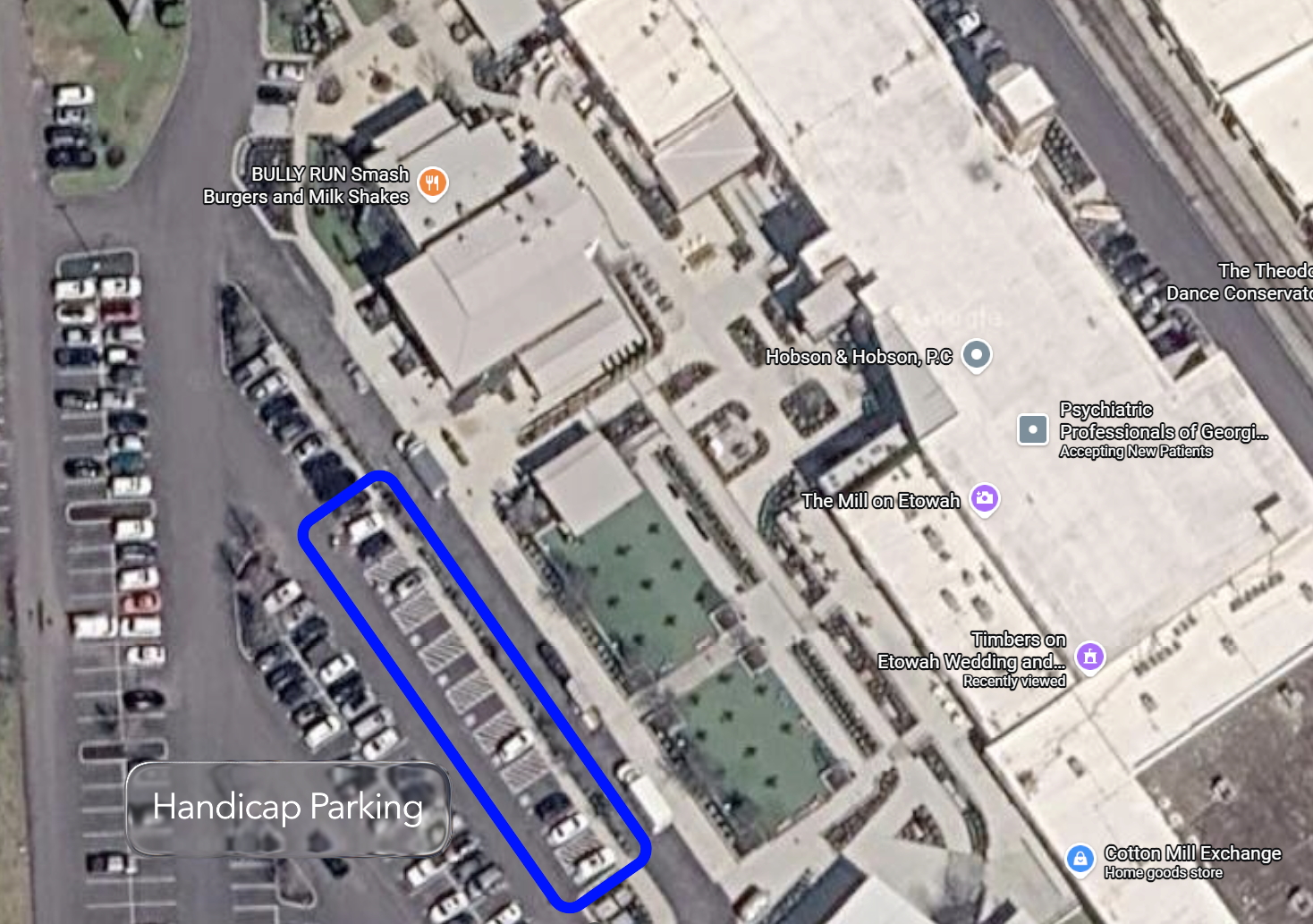 Handicap Parking Map
